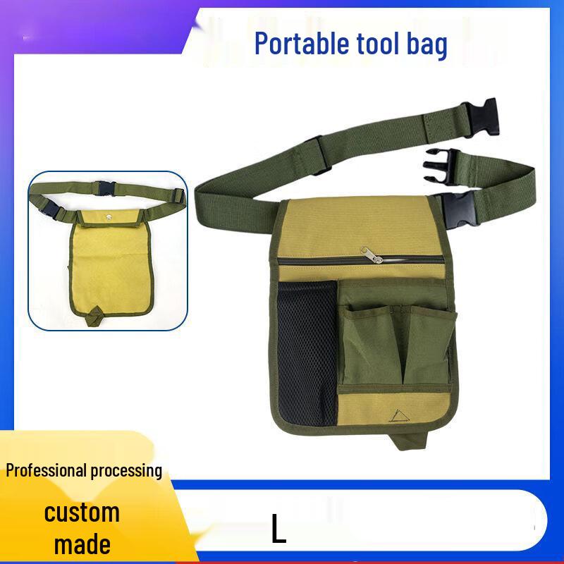 Heavy-Duty Multi-Pocket Tool Waist Bag