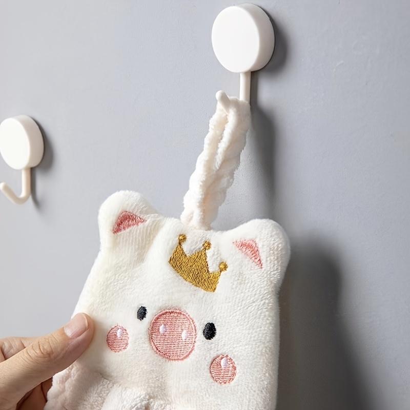 1pc Microfiber Cute Hand Towels, Lazy Rag Towel, Household Cute Absorbent Kitchen Towel Bathroom Accessories