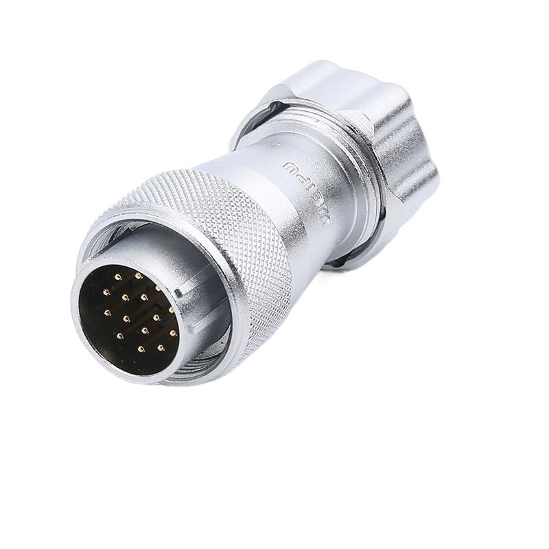 WEIPU WS20 TP+Z M20 Industrial Power Aviation Plug Socket Waterproof Connector 2 3 4 5 6 7 9 12 Pin Screw Lock Panel Connectors
