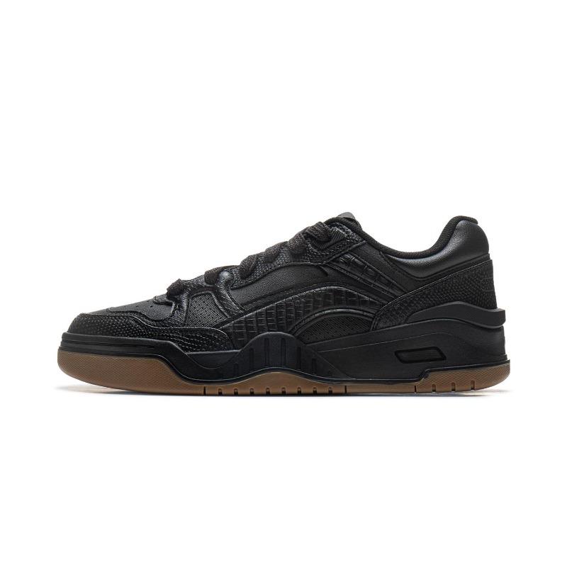 Li-Ning Yuebai 2.0 Men Retro Low-top Skate Shoes Black AGCU275-7 42
