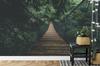 Photomural Suspension Bridge In A Forest Washable Fleece 405x270
