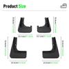 4PCS Car Mud Flaps Splash Guards Mudguards Car Mud Flaps Compatible with Mitsubishi Outlander 2015 2016 2017 2018 2019 2020