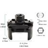 New Adjustable Two-Jaws Oil Filter Wrench Filter 60-80mm Filter Wrenches Remover Steel Fuel Cast Two-Claw Disassembly Tools