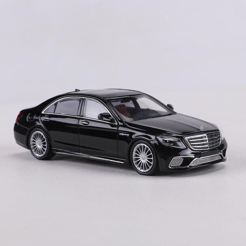 In Stock Mj 1:64 Benz S65 Amg S-class Car Simulation Alloy Micro Die-cast Car Model Custom Kid Toys Collection Gifts Display