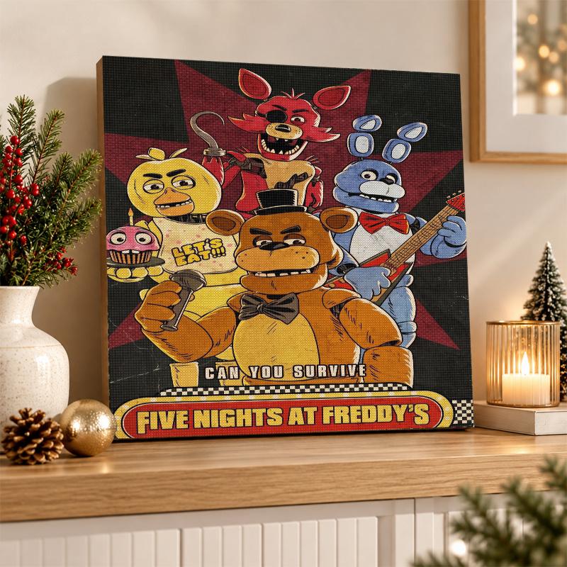 Five Nights at Freddy's _ FNAF Diamond Painting Kit 5D Full Drill DIY Diamond Mosaic Wall Art Home Decor