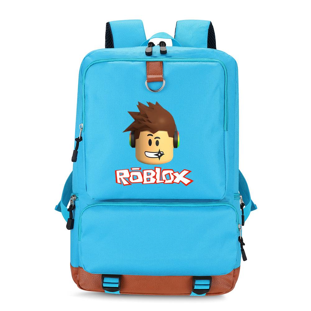 Virtual World Roblox Games Men'S And Women'S Backpacks Backpacks Student School Bags Travel Bags Computer Bags