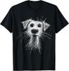 Abstract Scribble Puppy Drawing for Dog Lovers T-Shirt