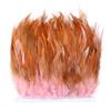 10 Meter Fluffy Rooster Feather Ribbion Fringe 8-13CM Tassless Crafts Dress Decoration Natural Colored Chicken Plumes Accessories