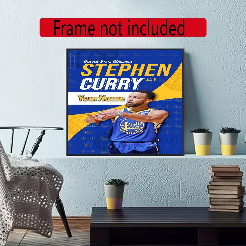 Curry Customize Text Diamond Painting Round Diamond Mosaic Suitable For Beginners Diamond Painting Rhinestones Gift Frameless