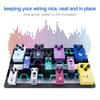 Jufjsfy Guitar Pedal Guitar Effect Pedal Aluminum Alloy Pedal Board with Carrying Effect Pedal Compact Board, Board, Bag, Plate,