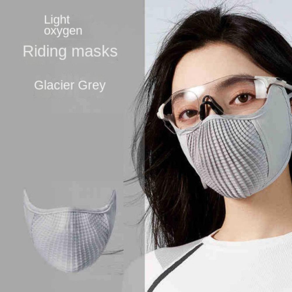 

UPF200+ Face Cover Summer Face Gini Mask Adjustable Ice Silk Mask Hiking style B