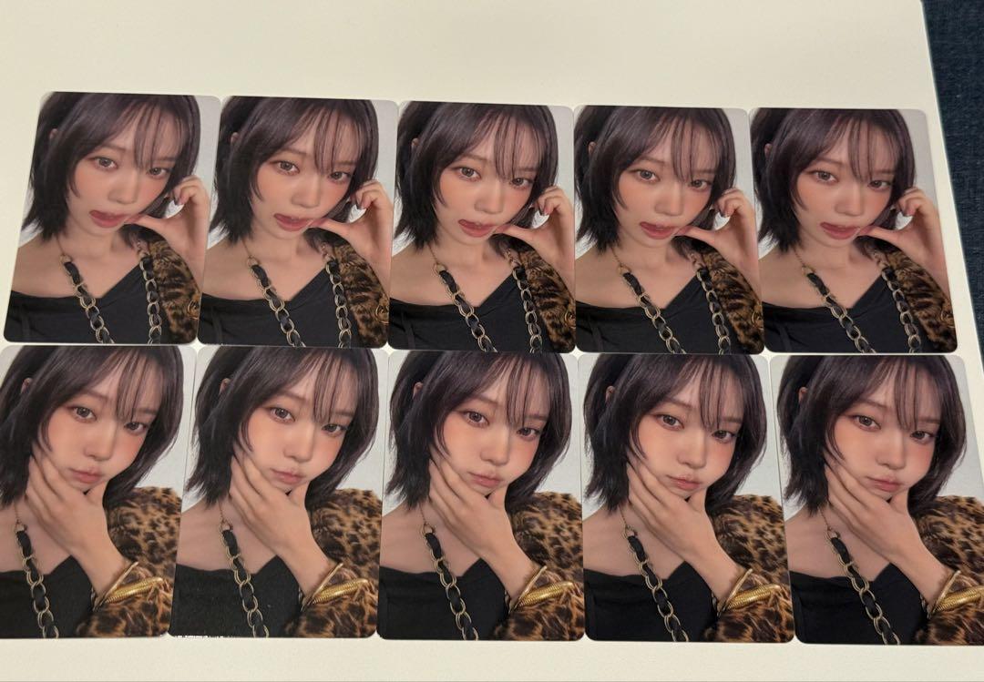 

[USED] aespa 2025 LIVE 6000 yen bonus trading cards Winter 2 types x 5