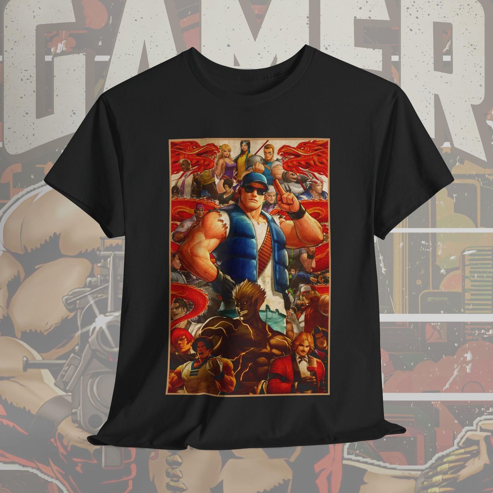 Clark King of Fighters Gaming Shirt, KOF Tee, Gamer Unisex T-Shirt Mens Womens Tees Top S