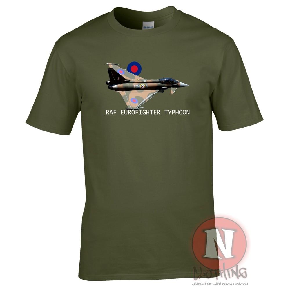 Raf Eurofighter Typhoon Aircraft TShirt Great Britain 2XL
