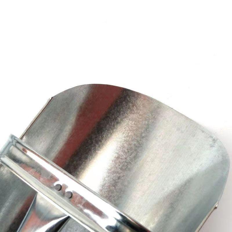 Pala Riso Grande Capacità in Metallo Pala Mangime Cereali Multifunzionale Manico Ergonomico Liscio Cucina Supermercato Fattorie