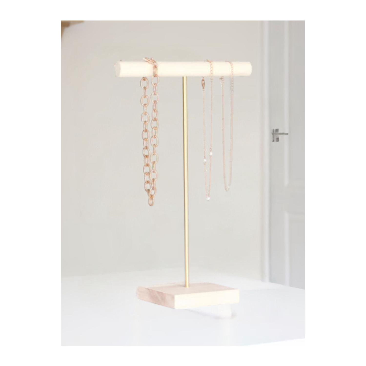 

40 Cm Zenith Summit Wooden Jewelry Organizer Decorative Necklace Hanger Jewelry Stand Accessory Regulatory коричневий