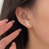 Little Angel Elf Earrings for Women, Simple, Fashionable, Versatile, Light Luxury, Niche, High-end Earrings