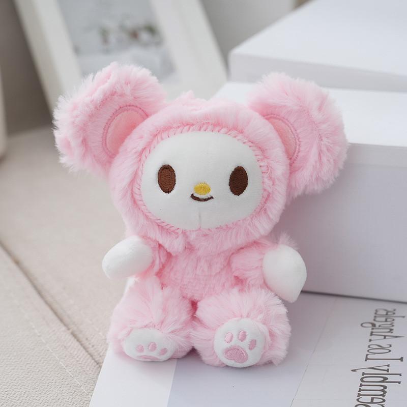 Adorable Plush Keychain Cute Rabbit And Bear Designs Perfect For Diy Gifts And Accessories