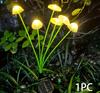 4/2pcs Solar Lights Outdoor LED Mushroom Lawn Lights Waterproof Party Yard Patio Pathway Jellyfish Lamp for Garden Decoration