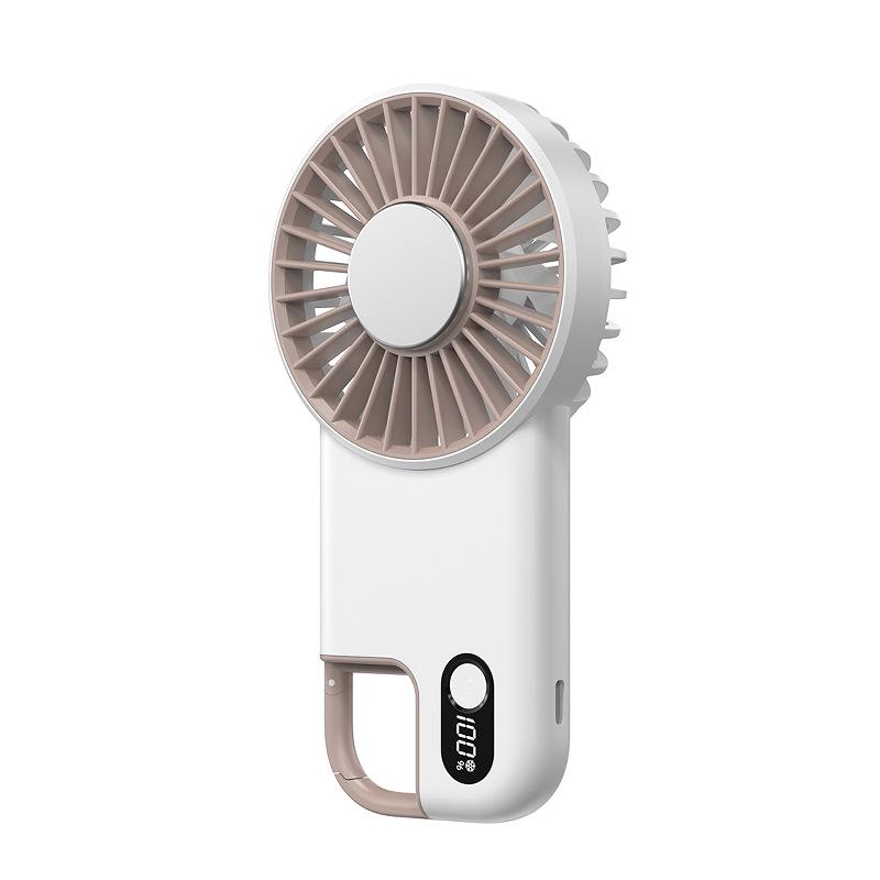 

Portable USB Rechargeable Mini Fan with Strong Cooling and High-Speed Wind 150x78x32mm 1800mAh белый
