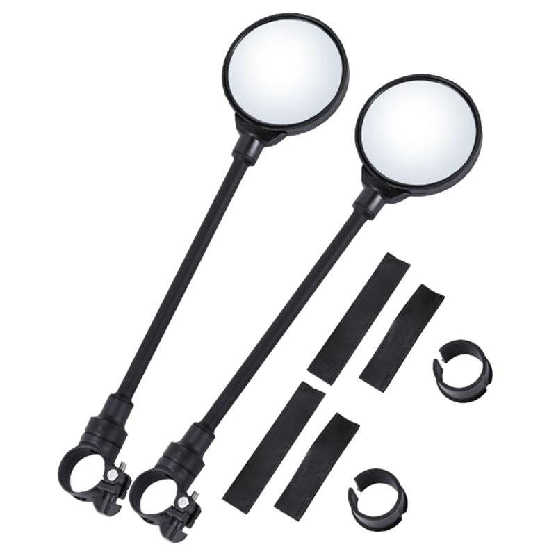 Adjustable Bike Glass Handlebar Mount Rear View Glass Wide Angles Rear View Bike Glass Cycling Accessories 1