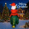 5.9FT Inflatable Christmas Santa Riding Dragon Decor LED Unique Home Ornament Christmas GiftsToy Supplies Xmas Yard Decoration