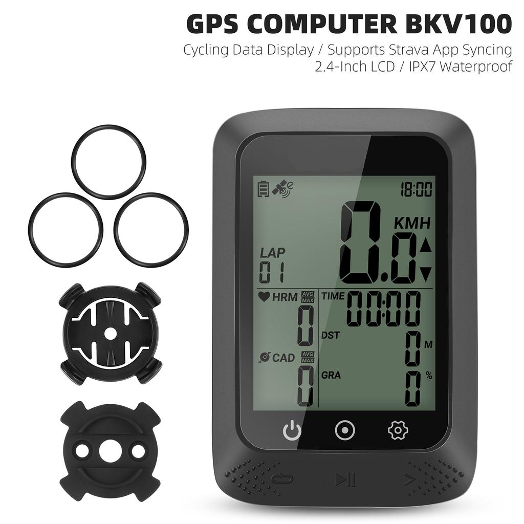Cycling Computer IPX7 Water Resistant Multi Functional Wireless GPS Digital Cycle meter with Automatic Backlight