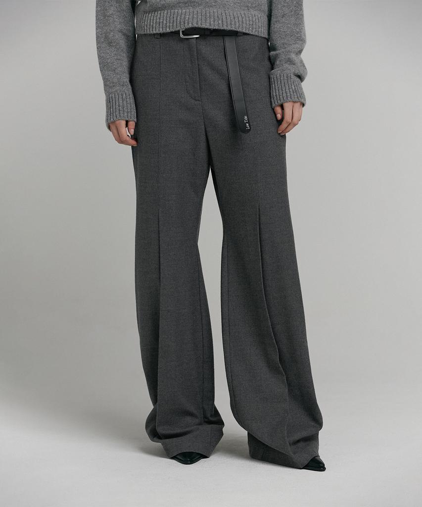 Loutaideu Flare Wool Pants [Grey]