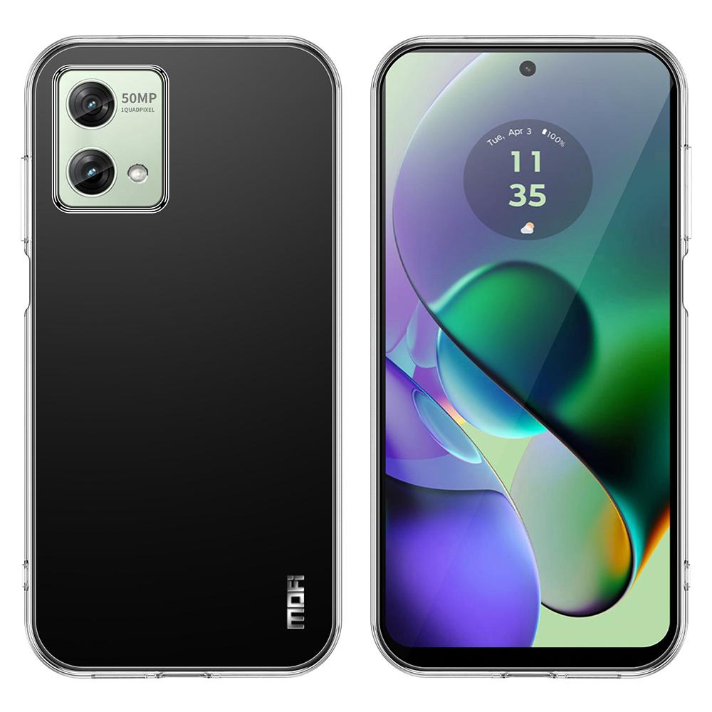 MOFI For Motorola Moto G84 5G Case Transparent Phone Cover TPU Phone Protector