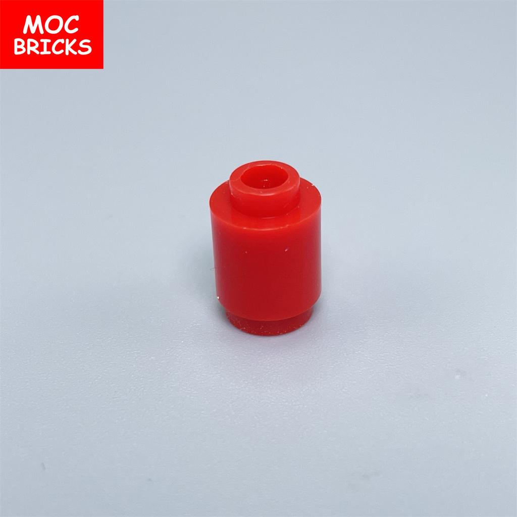 10pcs MOC Bricks Round Brick 1x1 Transparent Clear 3062 18860 30068 Educational Building Blocks Toys Kids Gifts