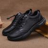 New Men's Casual and Versatile Leather Shoes Top Layer Cowhide Soft Leather Soft Sole Sports Shoes Running Shoes Outdoor Men's Shoes