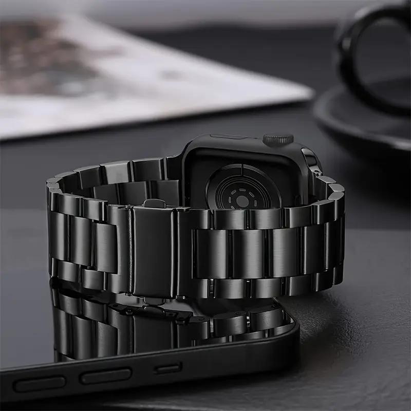 Stainless Steel Strap for Watch band 45mm 44mm Ultra 2 49mm 42mm-40mm-41mm-46mm Metal watchband series 10 9 8 7 6 5 4 3 se