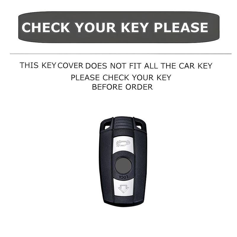 Leather Key Case for BMW 1 3 5 6 7 Series X1 X3 X5 X6 Z4 E90 E91 E92 E93 E60 E88 F20 F21 F30 F32 CAS3 Smart Key Cover Protection