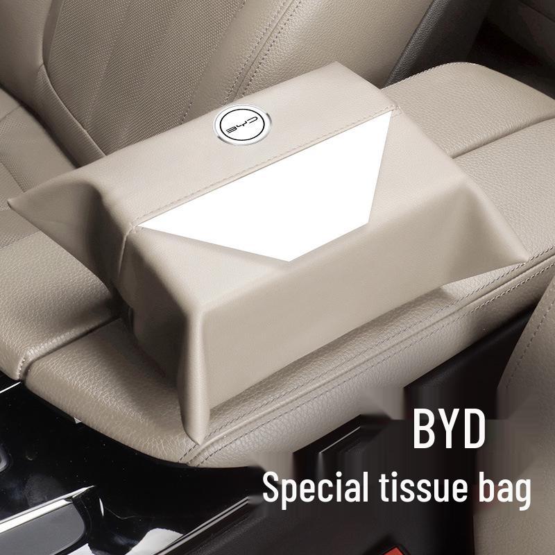 BYD Car Tissue Box for Song Plus/Qin Plus DMi/Han EV/Tang DM Interior