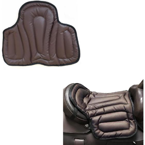 Motorcycle Seat Cushion Saddle Pad for Horses-Brown