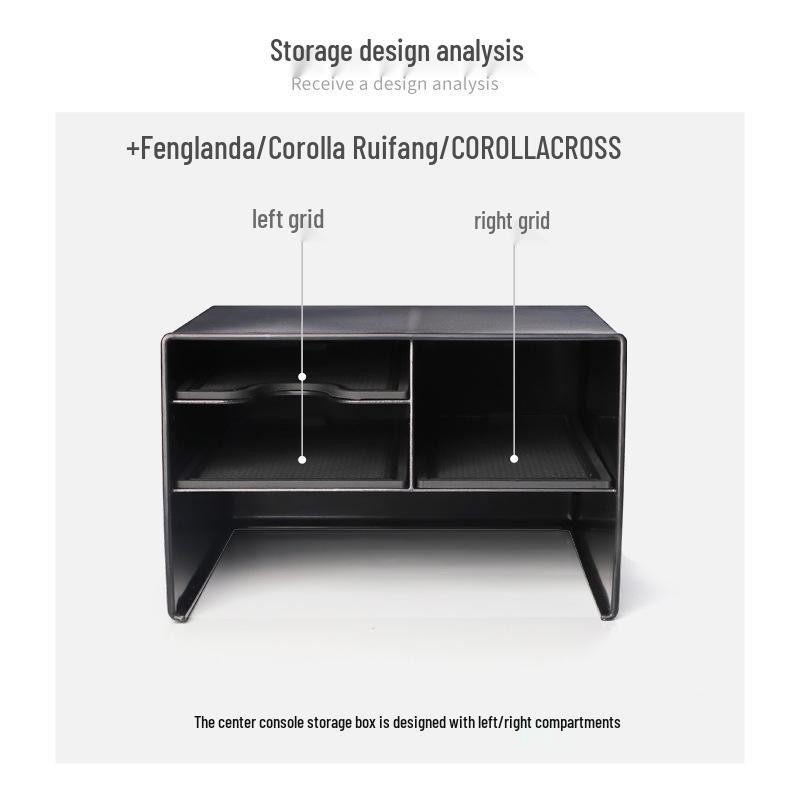 Toyota Corolla Center Console Storage Box Compartment