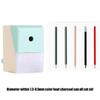 Classroom Manual Pencil Sharpener with Shavings Container, Auto Feeding In Adjustable Thickness Sharpener for Student