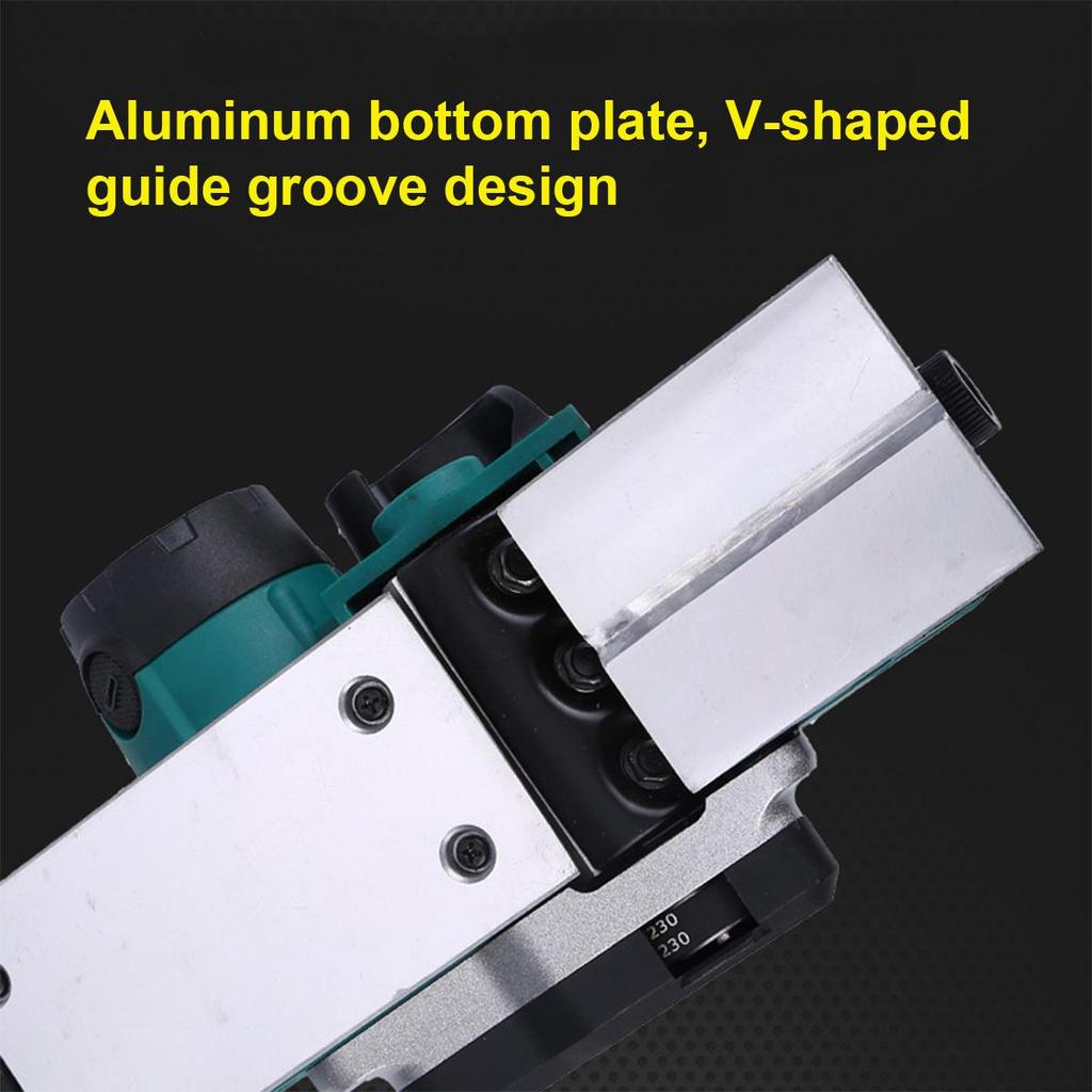 18 V 15.000 U/min wiederaufladbarer elektrischer Hobel, kabelloser Handhobel für Makita 18 V Akku, Holzschneiden mit Schraubenschlüssel