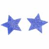 10 pezzi 8 cm Stella di Strass Applicazione Stella a Cinque Punte Patch Stella Applicazione Riparazione Abbigliamento