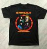 Koszulka z krótkim rękawem Sweet Band Tour Music Classic w kolorze czarnym, w dowolnym rozmiarze, unisex