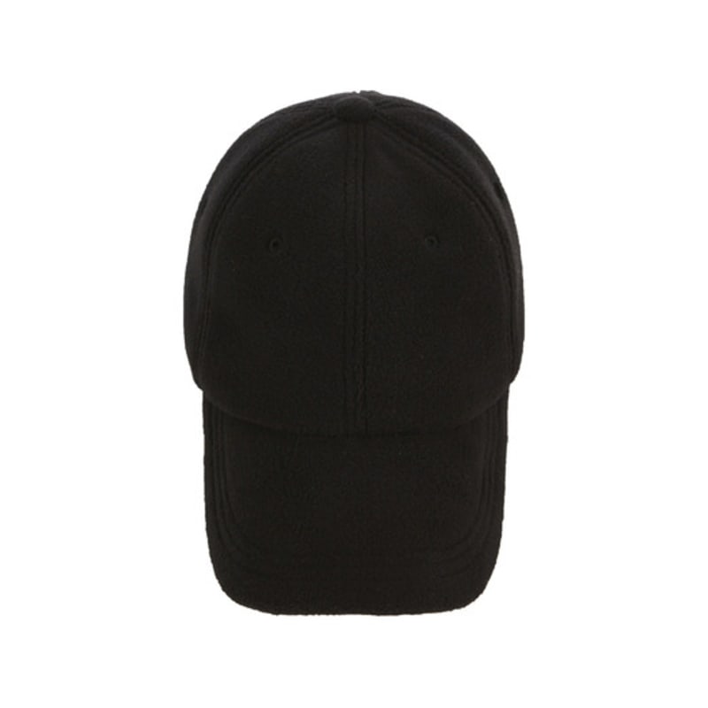 VARZAR Soft Overfit Fleece Ball Cap Black