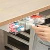 1/2Pcs Non Perforated Wall Storage Box Rectangular White Transparent Two-Way Drawer Cotton Swab Bathroom Headband Hair Loop Mini