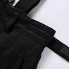 Women's Insulated Bib Overalls Solid Color One-Piece Suspenders Trousers