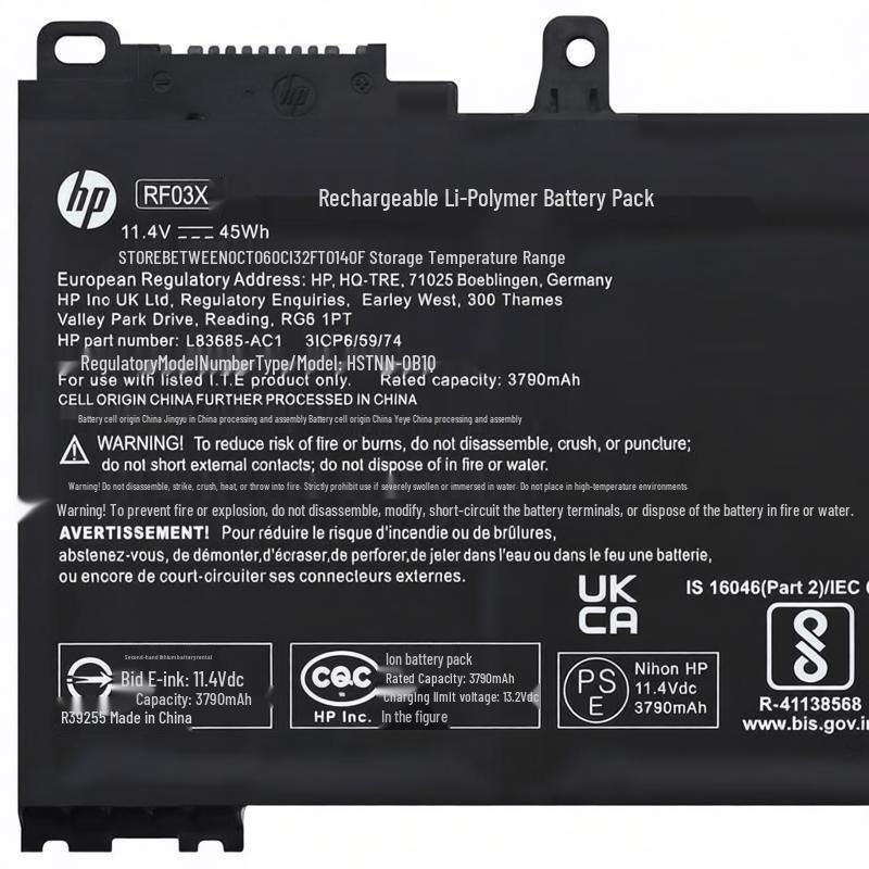 HP Original Laptop Battery for Zhan 66 Pro and ProBook Series