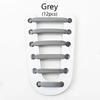 12Pcs/Set Elastic Silicone Shoelaces Practical Fashionable for Men Women Lazy Hammer Type Shoe Laces Sneakers No Tie Shoelaces