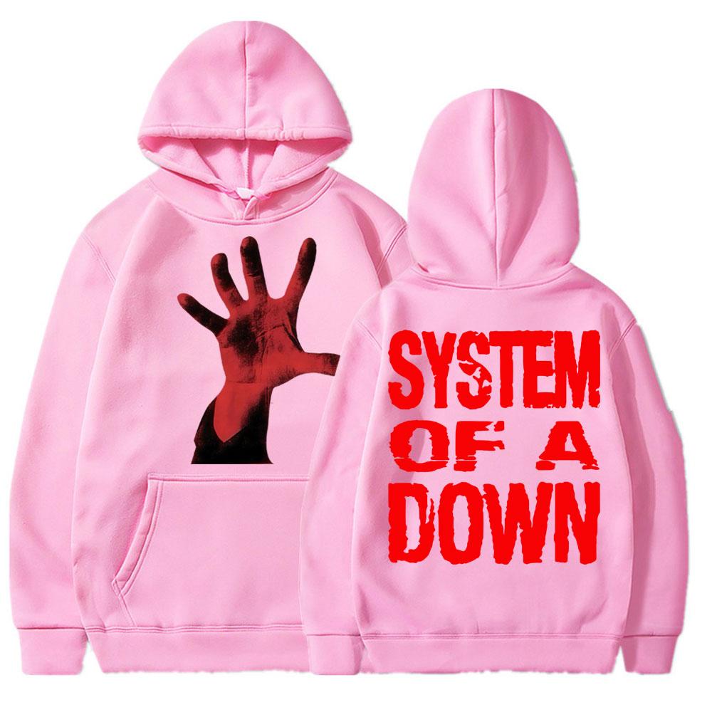 Rock Band System of A Down Band Hoodie Fashion Metal Gothic Harajuku Hip Hop Sweatshirt Men Women Tracksuit