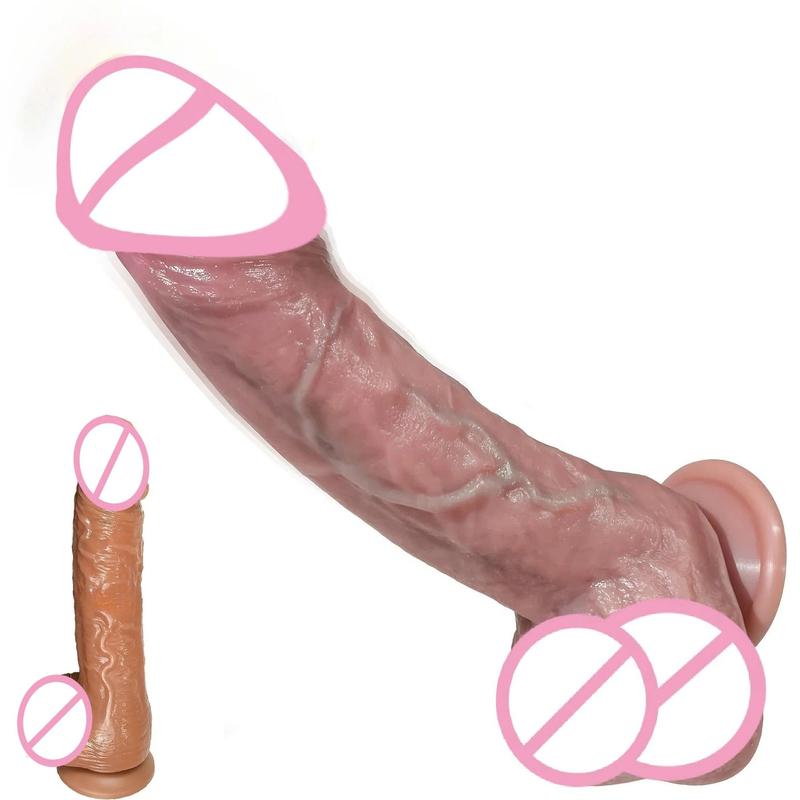 Waterproof Silicone Adult Sex Toys Soft Thick Realistic Dildo Anal Vagina Stimulator Penis Female Masturbator Massager Dick Cock