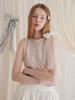 GANISONG Bridal Clover Two-Piece Dress_Ivory