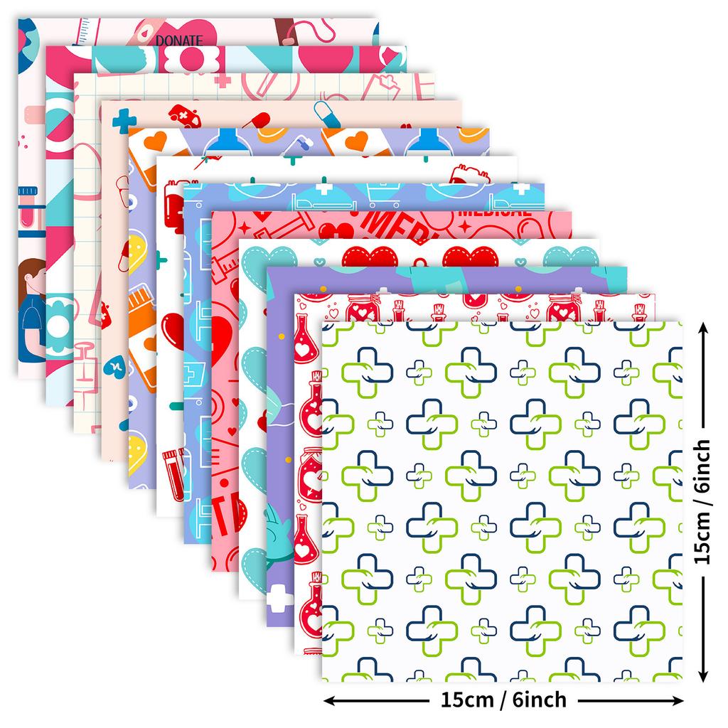 12 International Nurses Day Doctor Themed Hand Account Material Paper Base Background Paper