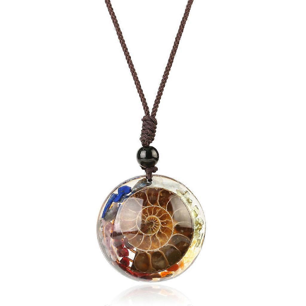 Crystal Pendant for Men Stone 7 Chakra Design Boys Girls Men Street Cure Accessories Casual Styles